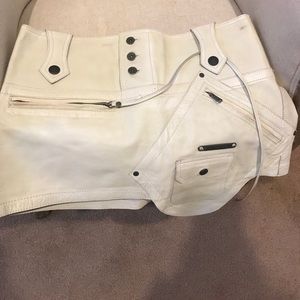 Diesel leather skirt